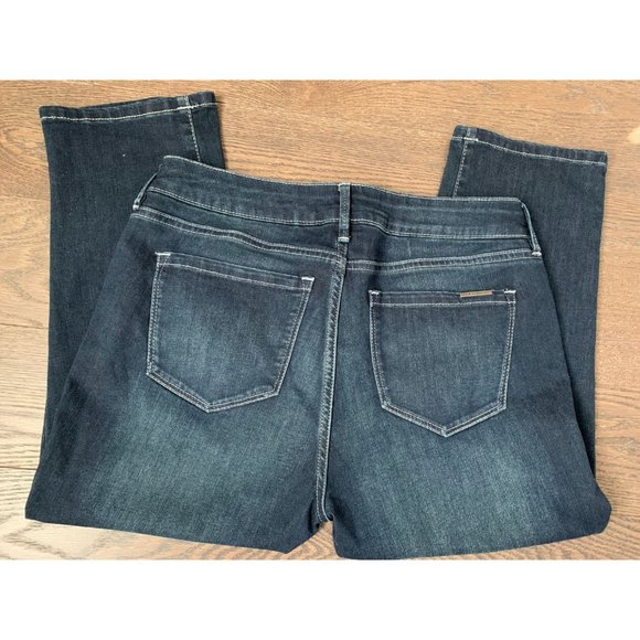 Revolution by Ricki's Sz 27 Women's Claire Capri Dark Wash Low-Rise Stretch Blue - Picture 9 of 9